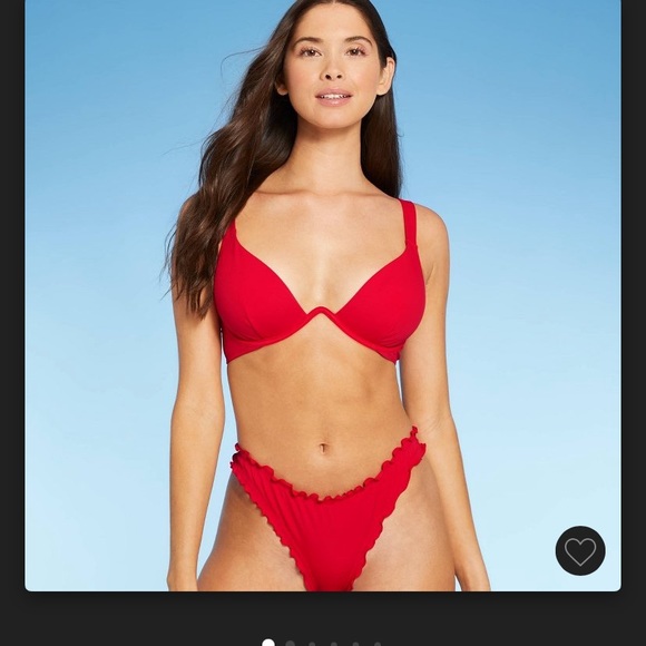 Red Hot Underwire Bikini - Picture 7 of 7